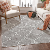 Snailhome® Area Rug Modern Geometric Moroccan Traditional Oriental Medallion