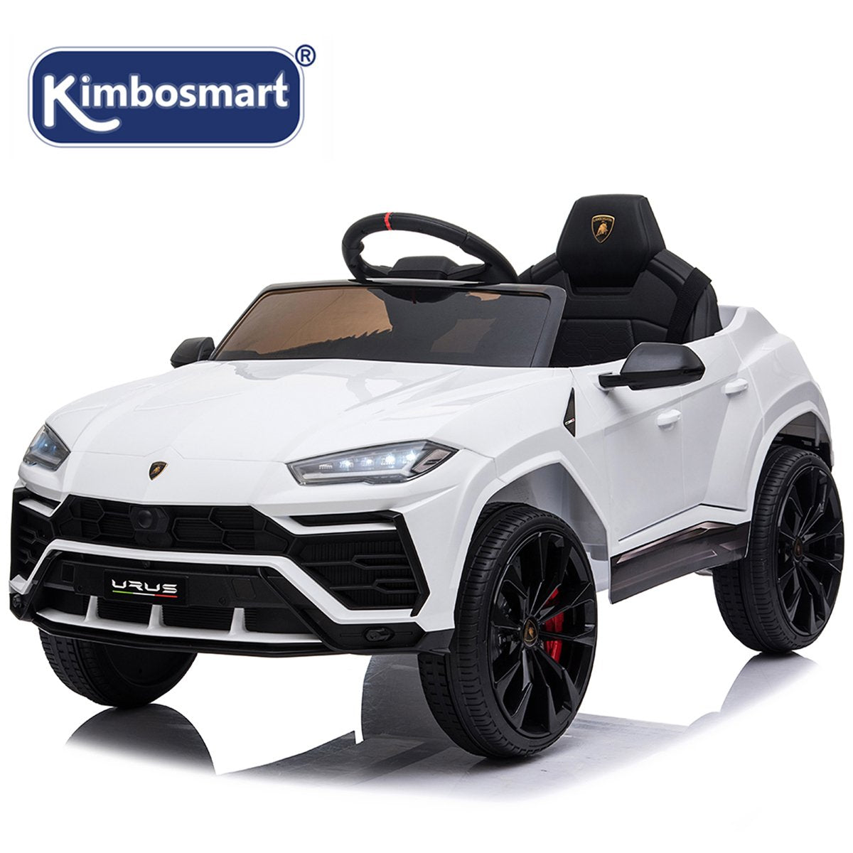 Kimbosmart®Toy Car for Kids Lamborghini Urus Electric Ride on Car with Remote Control 12V Electric 4 Wheels