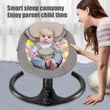 Kimbosmart® LED Electric Swing Shaker Recliner Comfort Newborn Autoswing Chair Musical Bed