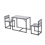 Snailhome® 3 Piece Dining Table Set W/2 Chairs