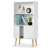 Woodyhome™ Storage Cabinet Shelf Rack Bookcase 47.2"