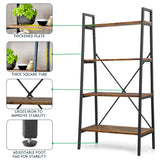 4 Tier Leaning Ladder Wall Shelf