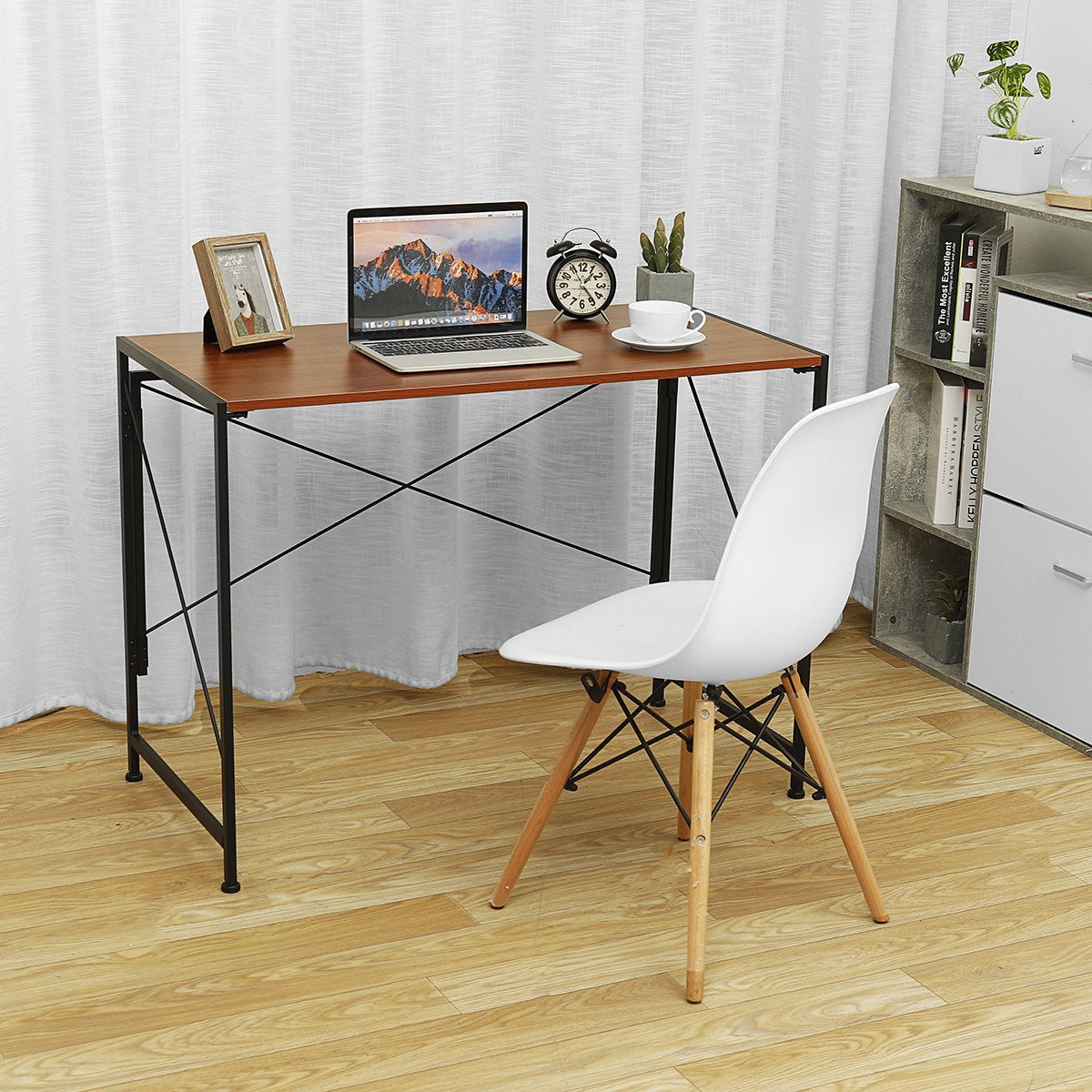 Foldable Console Table For Entryway Storage