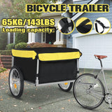 Bicycle Cargo Trailer Steel Carrier Storage